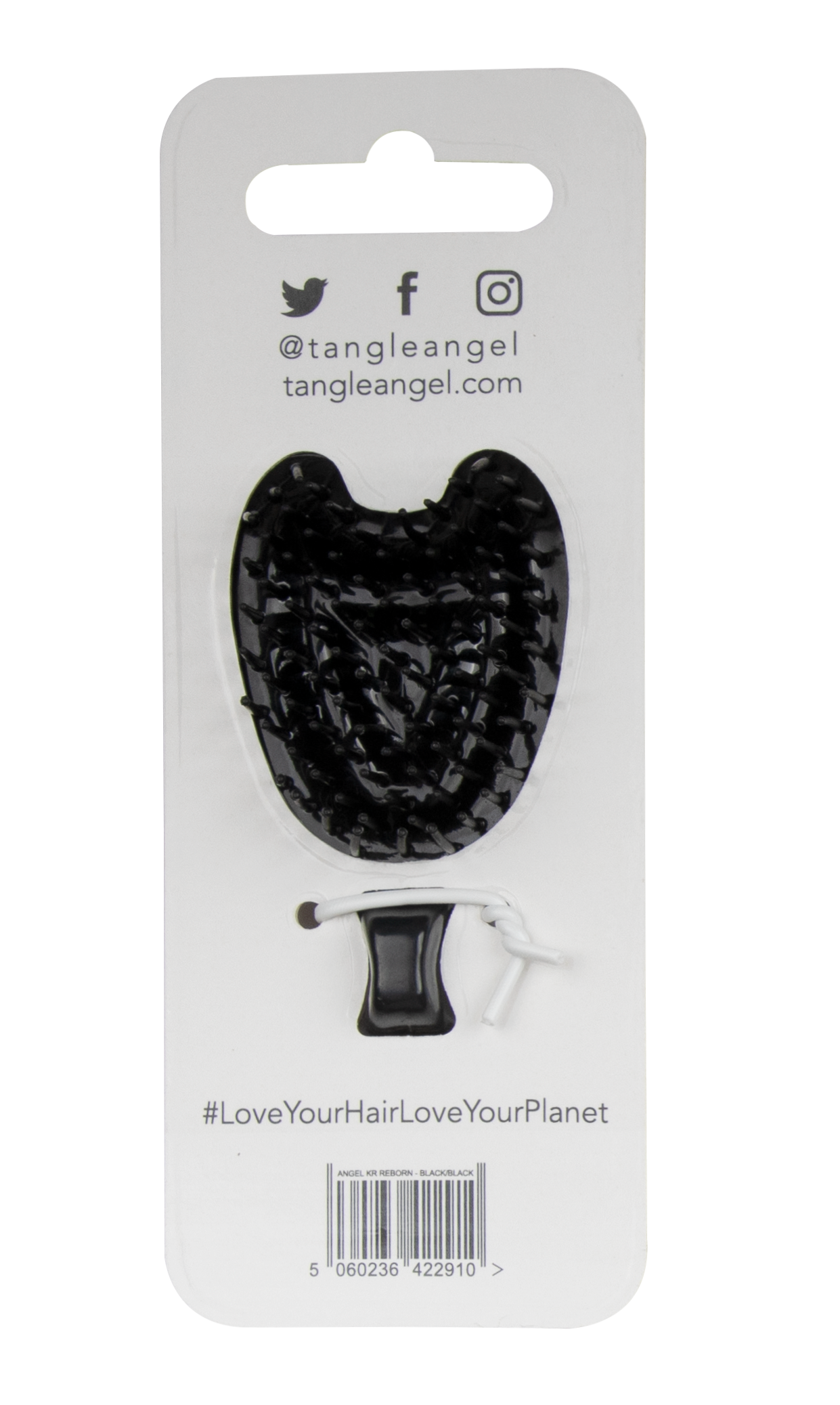 TANGLE ANGEL Key Ring Brush - Black Phoenix Nationale