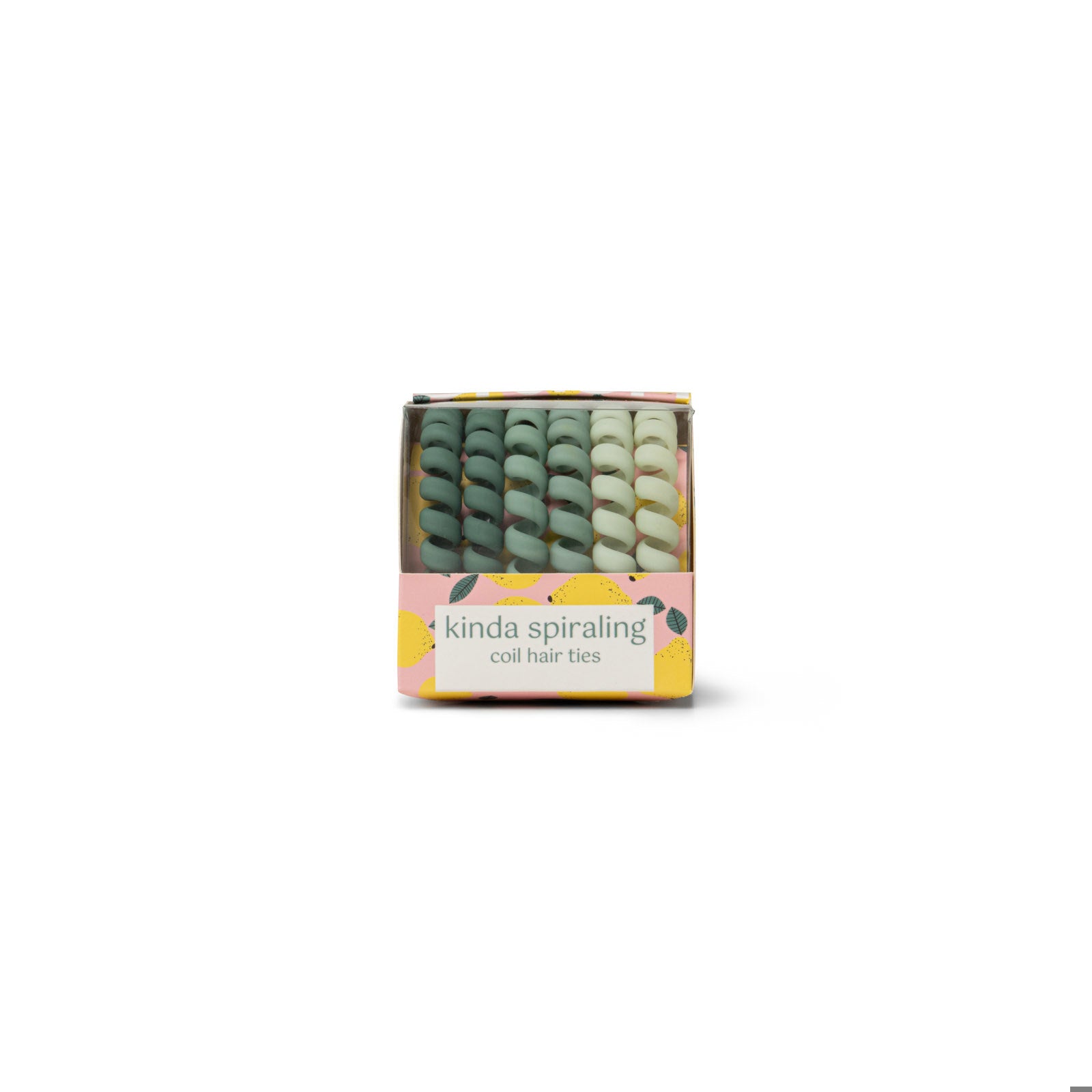 Crush™ Kinda Spiraling Coil Hair Ties 6-Pieces - Olive Phoenix Nationale