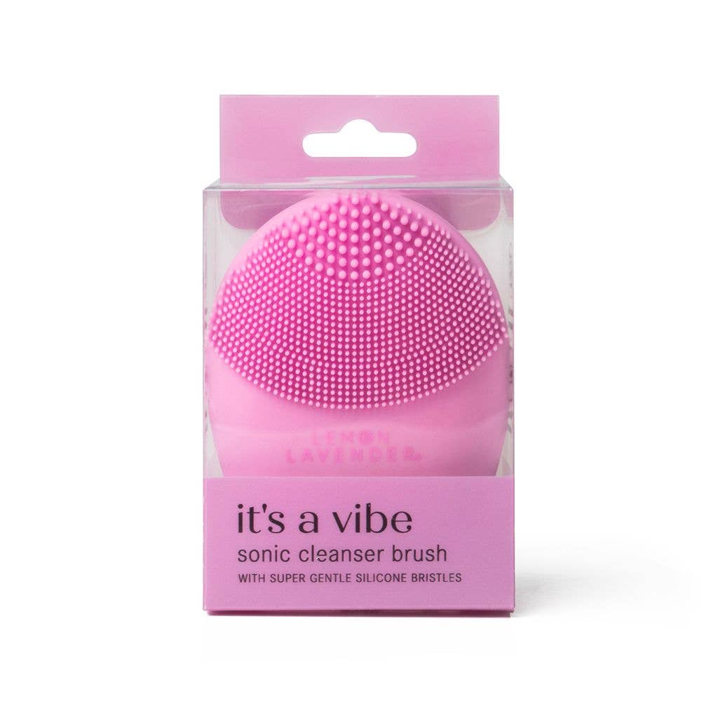 Lemon Lavender It’s A Vibe Sonic Cleanser Brush Pink. Phoenix Nationale