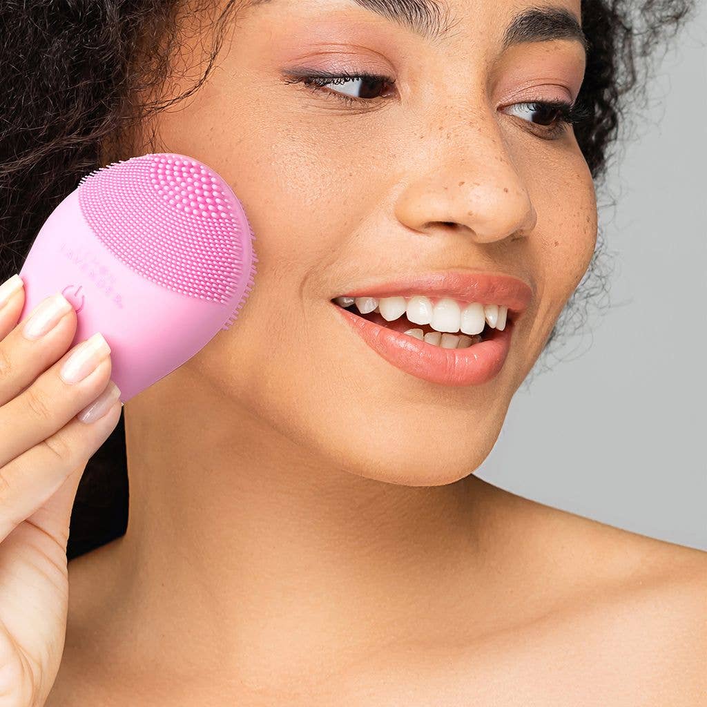 Lemon Lavender It’s A Vibe Sonic Cleanser Brush Pink. Phoenix Nationale