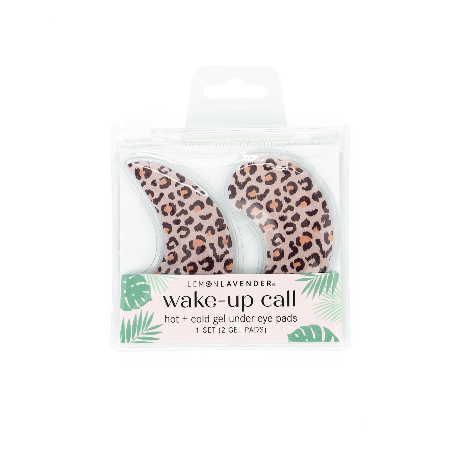 Lemon Lavender Hot + Cold Wake-Up Call Under Eye Gel Pads - Leopard | Phoenix Nationale