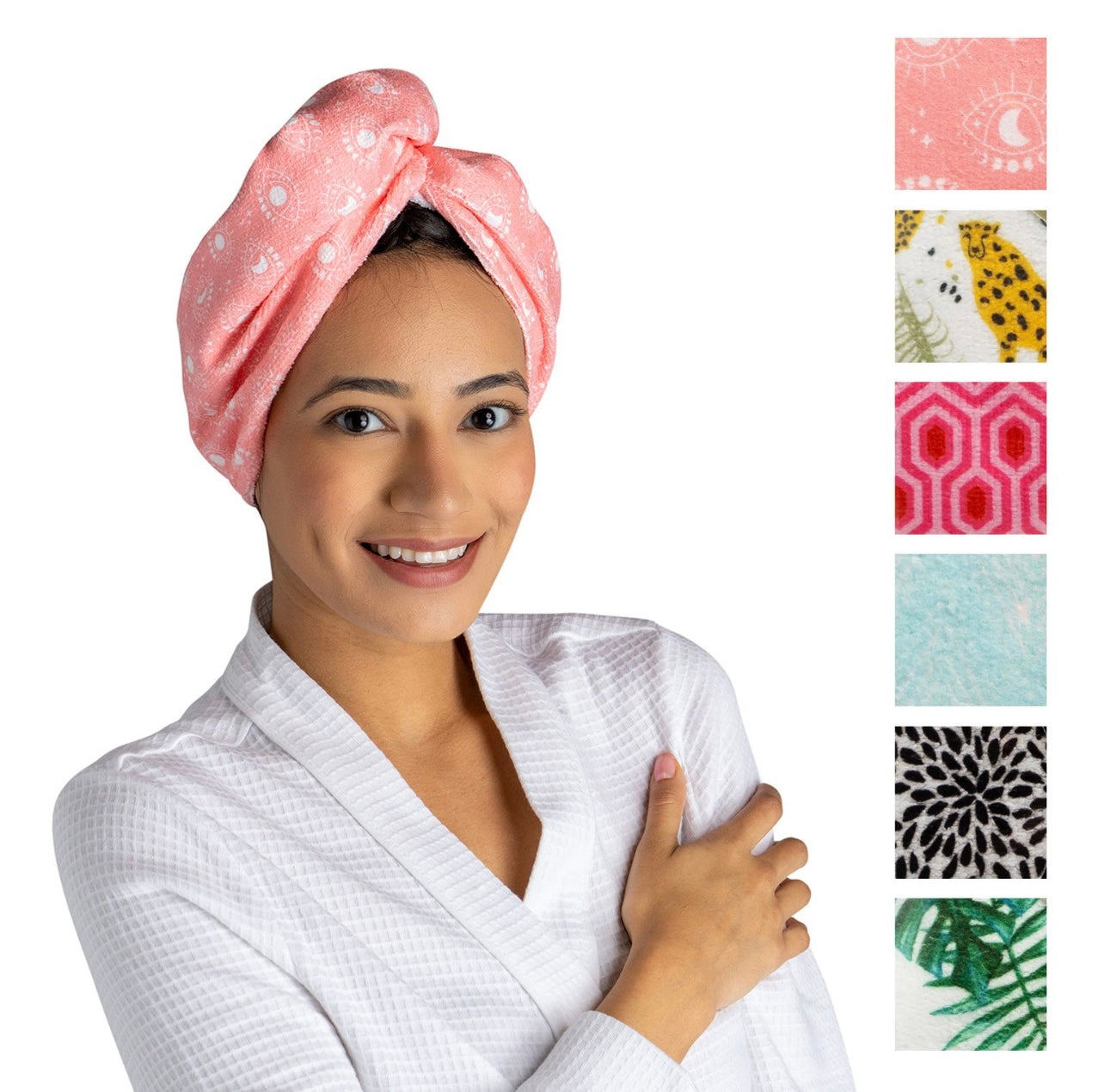 Lemon Lavender Microfiber Turbo Towel Plot Twist collection includes 6 colours/styles 3 of each Total 18. Phoenix Nationale